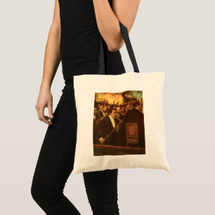 Das Orchester der Oper von Edgar Degas, Vintage Ar Tragetasche