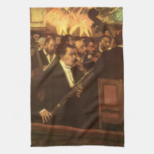 Das Orchester der Oper von Edgar Degas, Vintage Ku Küchentuch