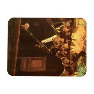Das Orchester der Oper von Edgar Degas, Vintage Ku Magnet