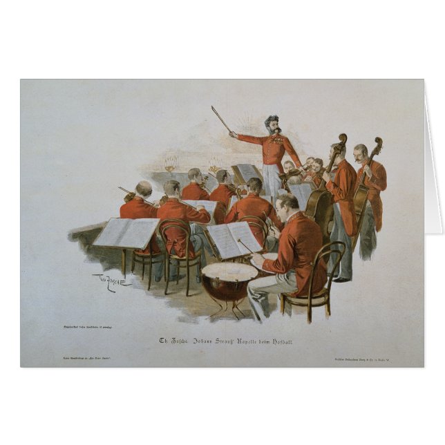Das Orchester Johann Strauss an einem (Vorderseite (Horizontal))