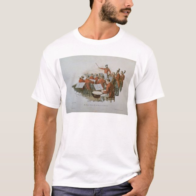 Das Orchester Johann Strauss an einem T-Shirt (Vorderseite)