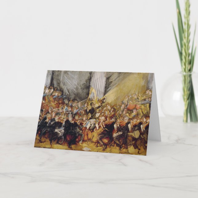 Das Orchester Karte (Vorderseite)