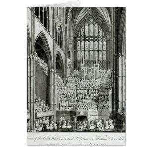 Das Orchester und die Performers in Westminster