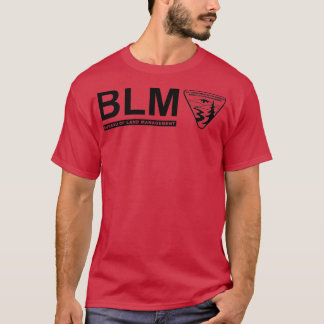 Das Original BLM Bureau of Land Management BLACK 4 T-Shirt