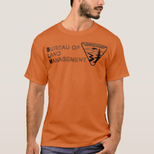 Das Original BLM Bureau of Land Management Black T-Shirt