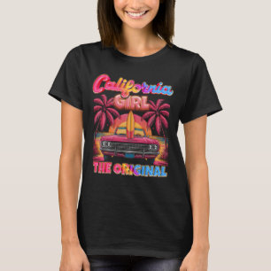 Das Original California Girl Niedlich Pink Girly P T-Shirt