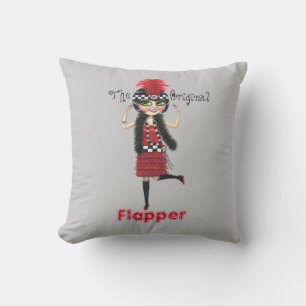Das Original Flapper Roaring 20er Niedlich Dancing Kissen