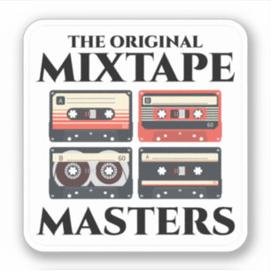 Das Original Mixtape Master: '80er Cassette Tape Aufkleber