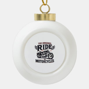 das originale Fahrrad Keramik Kugel-Ornament