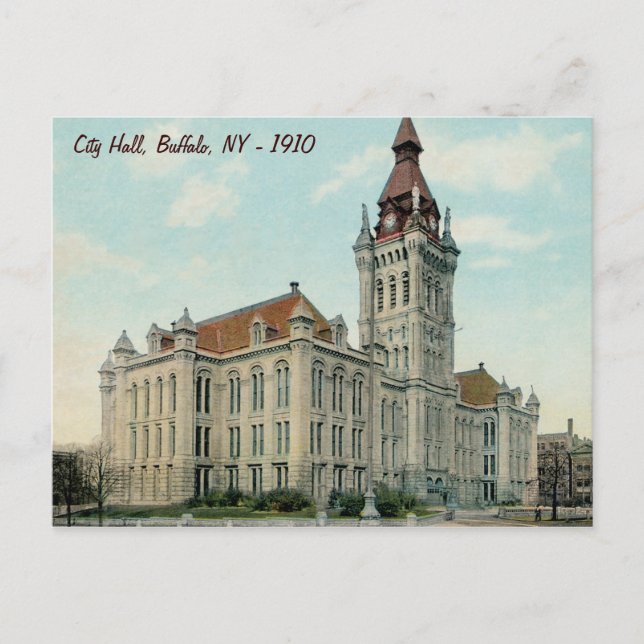 Das originale Rathaus von Buffalo Postcard Postkarte (Vorderseite)