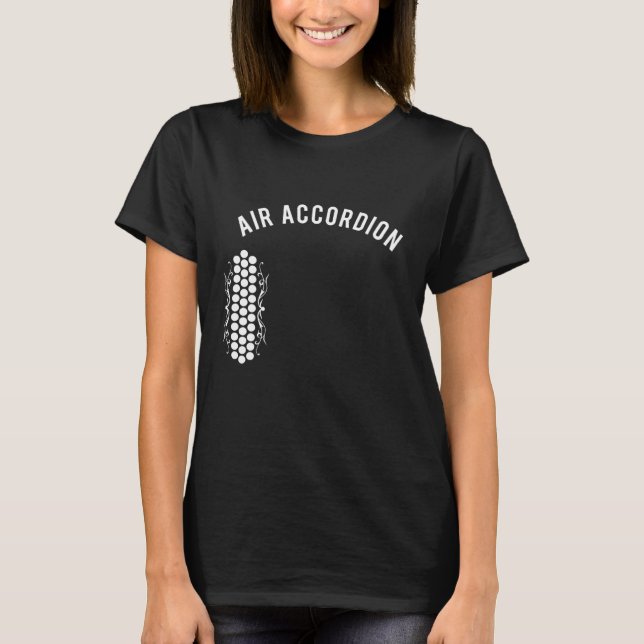 Das originelle Air Accordion Design T-Shirt (Vorderseite)