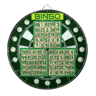 Das originelle Bingo Dartscheibe