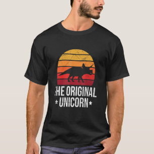 Das originelle Einhorn für einen Triceratops-Lüfte T-Shirt