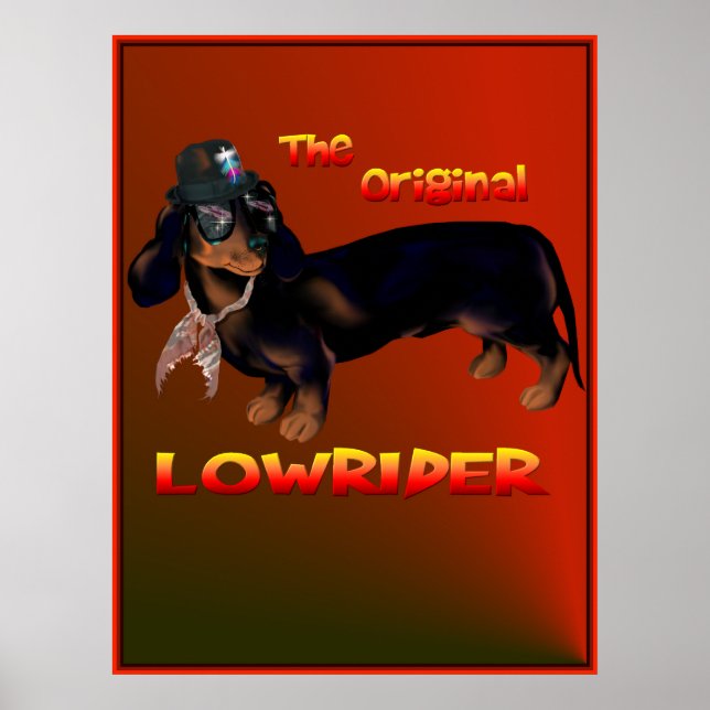 Das originelle Lowrider-Poster Poster (Vorne)