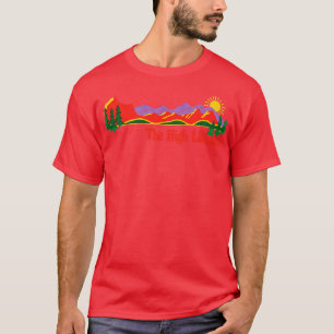 Das originelle Retro-Design der High Llamas Art T-Shirt