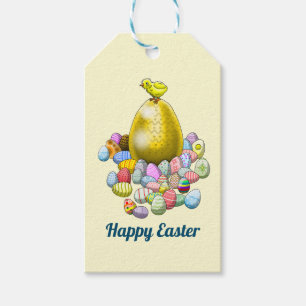 Das Osterküken und das goldene Osterei Geschenkanhänger