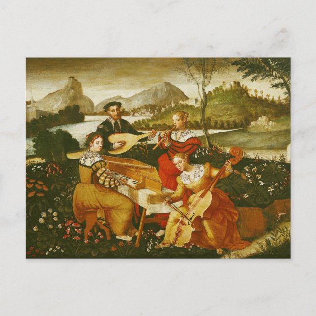 Das Outdoor-Konzert Postkarte (Vorderseite)