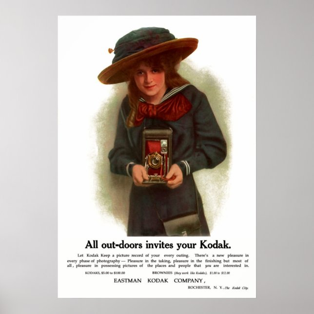 Das Outdoor-Mädchen. Circa 1911. Poster (Vorne)
