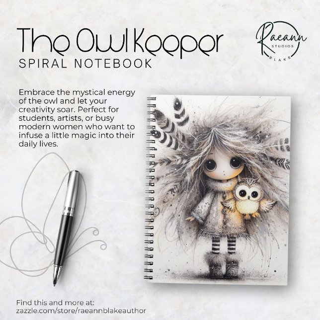 Das Owl Keeper SpiralNotebook Notizblock (Von Creator hochgeladen)