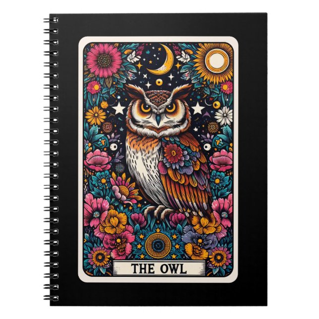 Das Owl Spirit Tarot Card Notebook Notizblock (Vorderseite)