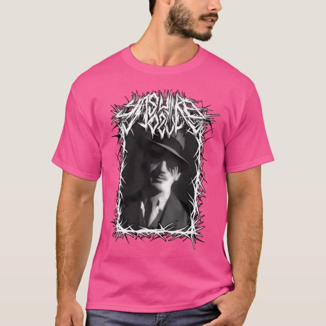 Das Ozu-Metal-Portrait T-Shirt (Vorderseite)