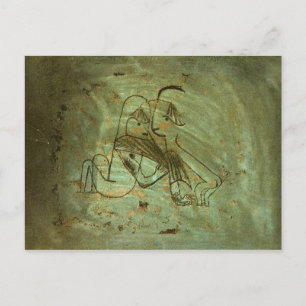 Das Paar im Twilight von Paul Klee Postkarte