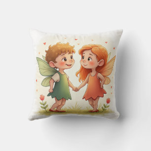 Das Paar Liebe Feenpillows Kissen