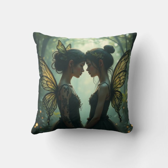Das Paar Liebe Feenpillows Kissen (Rückseite)