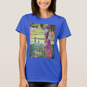 Das Paar von Georges Seurat, Vintage Pointillismus T-Shirt