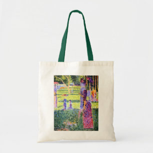 Das Paar von Georges Seurat, Vintager Pointillismu Tragetasche