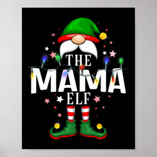 Das Pajama-Party der Weihnachtsfamilie von Mama El Poster
