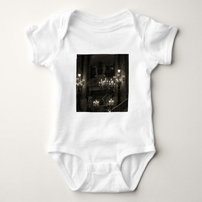 Das Palais Garnier Paris Frankreich Baby Strampler (Vorderseite)
