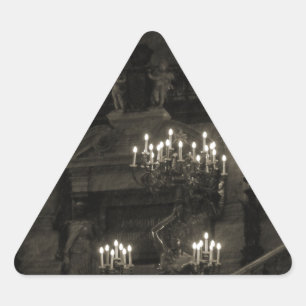 Das Palais Garnier Paris Frankreich Dreieckiger Aufkleber