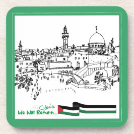 Das palästinensische Erbe und die Hoffnung: Wir we Getränkeuntersetzer