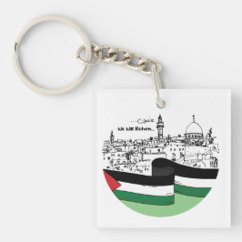 Das palästinensische Erbe und die Hoffnung: Wir we Schlüsselanhänger