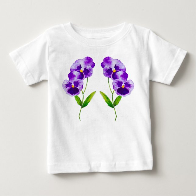 'Das Pansy-Party' auf einem Kleinkind-Ruffle-T-Shi Baby T-shirt (Vorderseite)