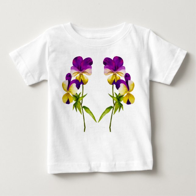 'Das Pansy-Party' auf einem Kleinkind-Ruffle-T-Shi Baby T-shirt (Vorderseite)