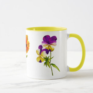 "Das Pansy-Party" auf einer Combo-Tasse (I) Tasse