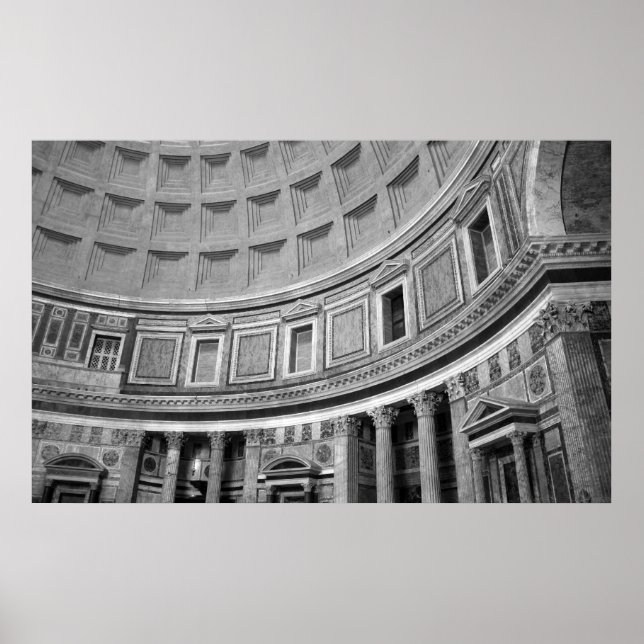Das Pantheon Detail Poster (Vorne)