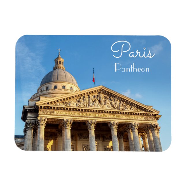 Das Pantheon in Paris, Frankreich Magnet (Horizontal)