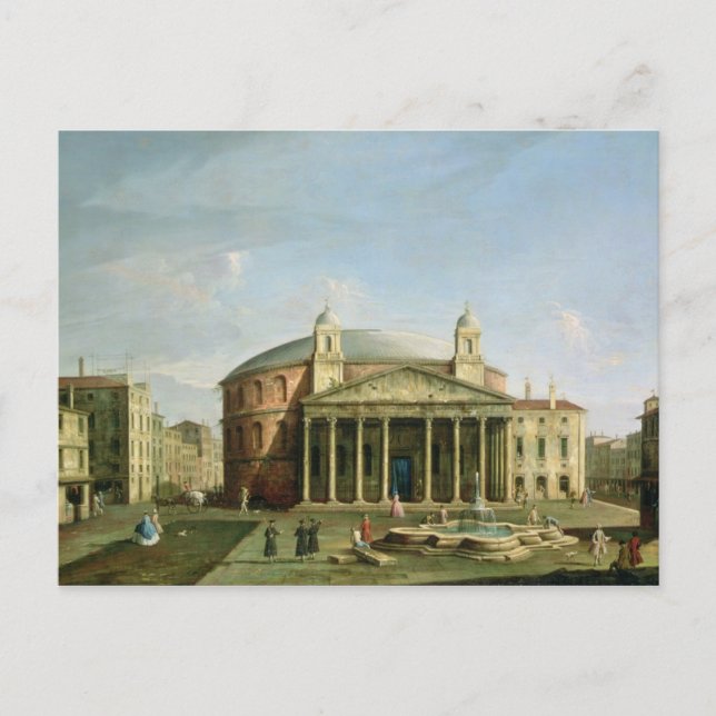 Das Pantheon in Rom Postkarte (Vorderseite)