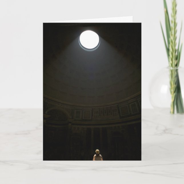 Das Pantheon Oculus, Rom, Italien - Karte (Vorderseite)
