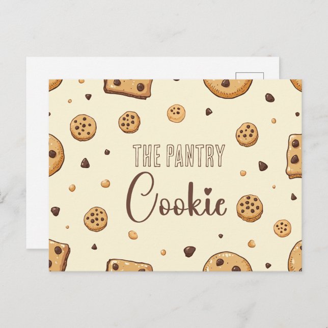 Das Pantry-Cookie Postkarte (Vorne/Hinten)