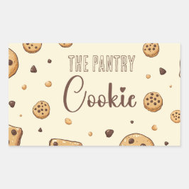 Das Pantry-Cookie Rechteckiger Aufkleber