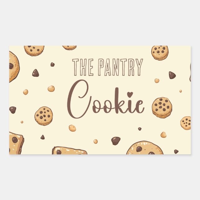 Das Pantry-Cookie Rechteckiger Aufkleber (Vorderseite)