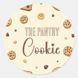 Das Pantry-Cookie Runder Aufkleber