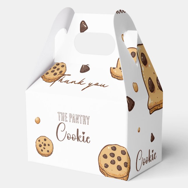 Das "Pantry Cookie" (weiß) Geschenkschachtel (Vorderseite)