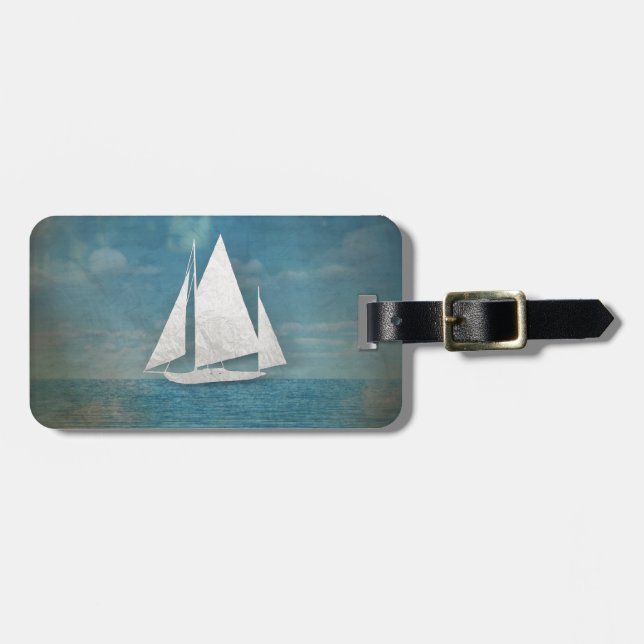 Das Papierschiff Gepäckanhänger (Vorderseite horizontal)