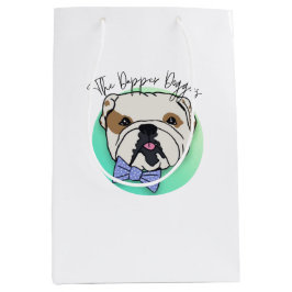 Das Papiertüpfelpapier zum Thema "Dapper Hoggies" Mittlere Geschenktüte