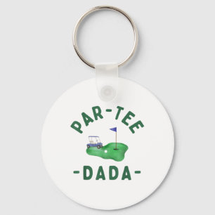 Das Par T-Shirt Dada ist in einem Golfparadies unt Schlüsselanhänger
